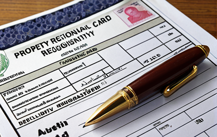 **Image:** A close-up of official documents related to property registration in Pakistan, including a CNIC (national identity card), property deed, and stamp paper, with a pen resting on top. The scene should convey legality and security.